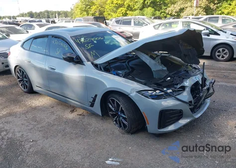 2023 BMW I4 M50 из США, поврежденный, VIN WBY33AW0XPFP05542